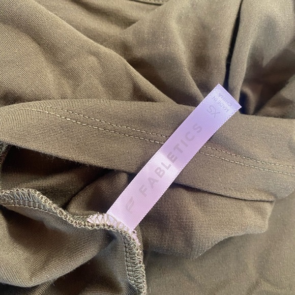 Fabletics Skater Midi Longsleeve open back turtleneck dress skirt - Picture 6 of 6